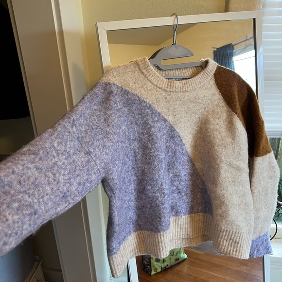 Madewell Cedarbrook Pullover Sweater in Colorblock - Picture 7 of 8